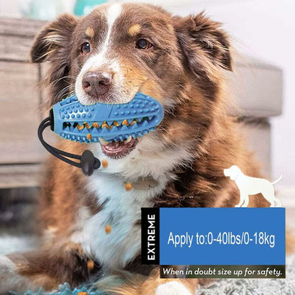 Dog Chew Toy, Educational Dog Toy, Heavy Duty Rubber, Blue - Biting, Chasing And Fetching Toy - For Medium Dogs And - Image 4