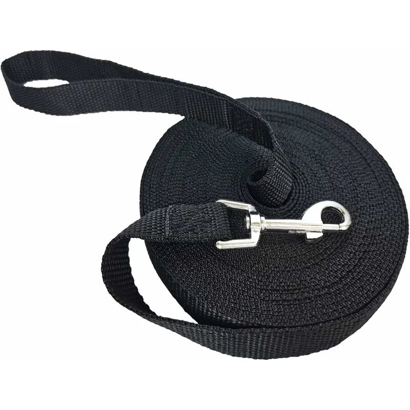 Dog Leash 5M/ 10M / 15M Black, Dog Training Leash, Long Leash For Small To Large Dogs