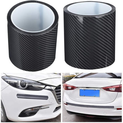 Anti-Scratch Carbon Fiber Strips Carbon Fiber Protective Film Dry Carbon Fiber Detailing Vinyl Wrap Strip Car Door Edge - Image 2