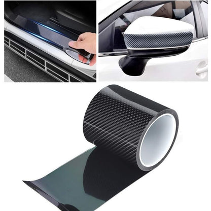 Anti-Scratch Carbon Fiber Strips Carbon Fiber Protective Film Dry Carbon Fiber Detailing Vinyl Wrap Strip Car Door Edge - Image 3