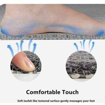 Shower Mat For Indoor Shower, Non-Slip Loofah Bath Mat, Anti-Mold, Anti-Bacterial, Soft Pvc Bath Mat For Bathroom, Wet - Image 4