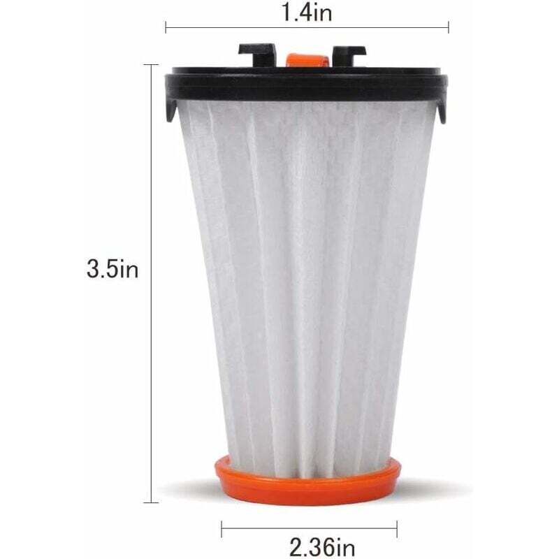 Pack Of 3 Replacement Filters For Aeg/Electrolux Rapido And Ergorapido Vacuum Cleaners Replaces Aeg Aef 144 / - Image 2