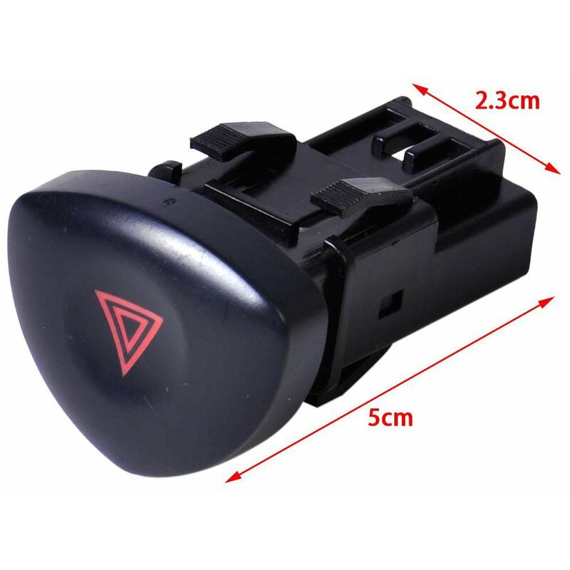 Warning Button Clio 2 Hazard Lights Warning Button For Clio Mk 2 Black 8200442723 - Image 4