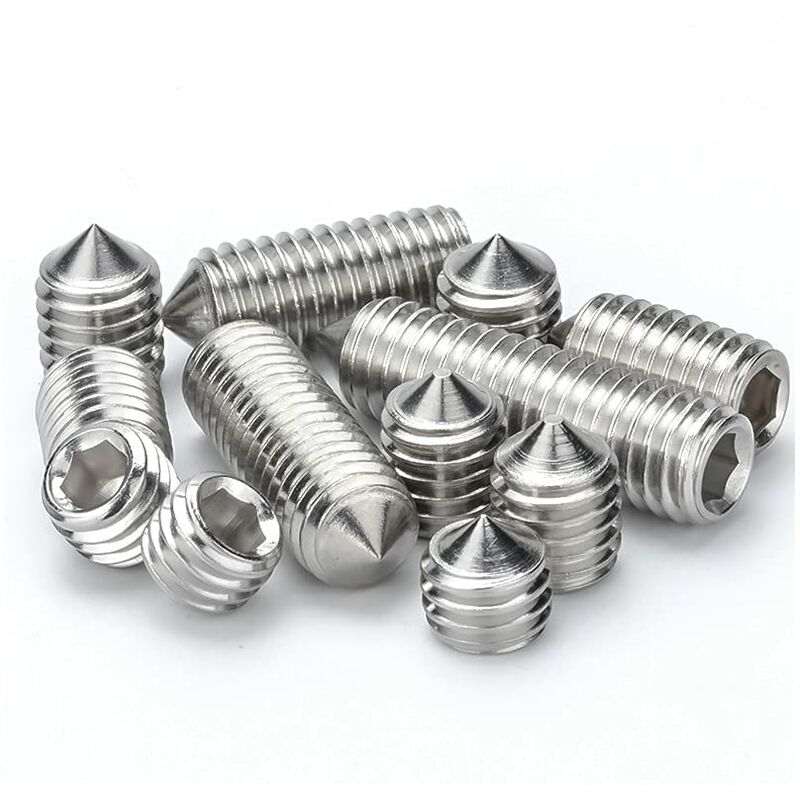 M6 Conical Grub Screws Stainless Steel Hexagon Grub Screws Allen Fasteners Point Screws M6×20Mm,20 pcs - Image 3