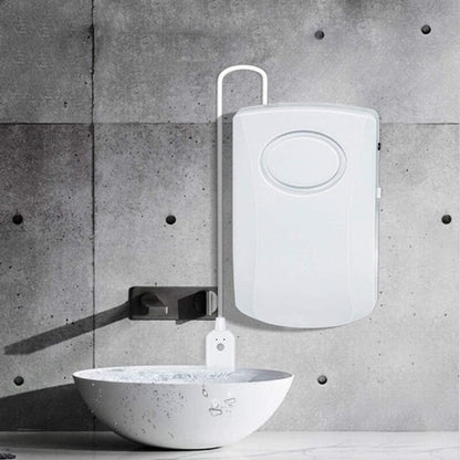 Water Leak Alarm 130Db, 95Cm Long Cable With Sensor, Home Security Water Leak Detection Alarm, Battery Included - Image 3