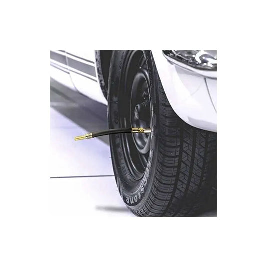 4 pcs Set Tire Valve Extension Flexible Tire Hose Valve 150Mm With 2 Brackets - Image 2