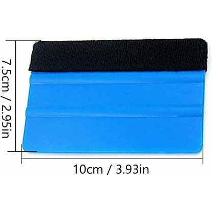 2 pcs Plastic Squeegee For Car Sticker Soft Vinyl Film Tinting Tool Soft Felt Scraper (2 pcs) - Image 2
