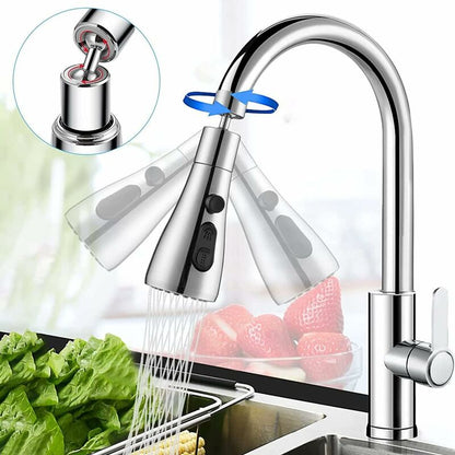Kitchen Faucet Sprayer 3 Modes - 360 Degrees Kitchen Faucet Nozzle, Faucet Head, Sink Mixer Sprayer, Kitchen Faucet - Image 4