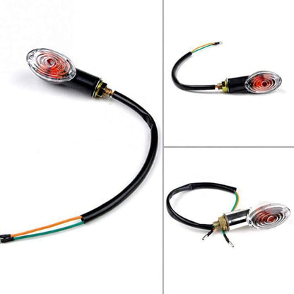 4 pcs Motorcycle Indicators Mini Turn Signal Lights 12V Waterproof Universal For Motorcycle Scooter Quad Cruiser Off - Image 2