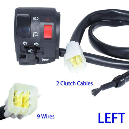 1 Pair Motorcycle Switch Handlebar Controller Switch Motorbike Horn Turn Signal Start Switch Button - Image 4