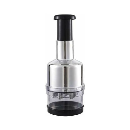 Garlic And Onion Chopper, Stainless Steel Manual Vegetable Chopper, Manual Garlic Press For Ginger, Chili, Salad, - Image 2