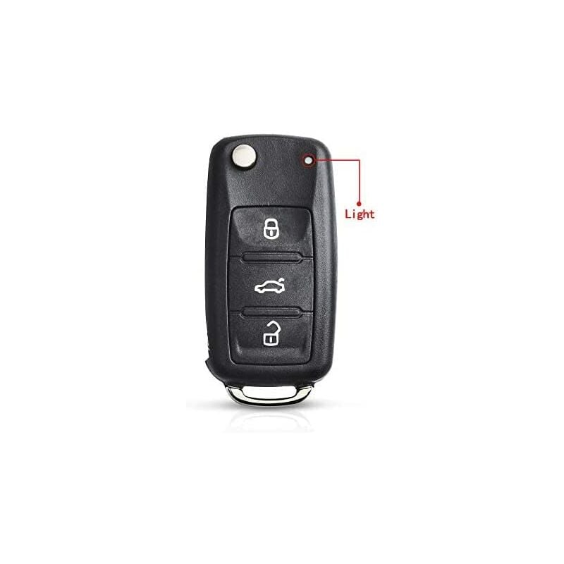 Replacement Folding Car Key Shell Fob For Vw Volkswagen Golf Mk6 T1Guan Polo Passat Cc Seat Skoda Octavia 3 Buttons - Image 2