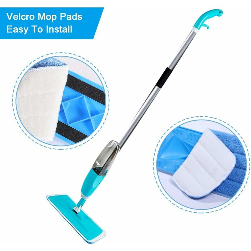 Replacement Cleaning Cover, 3 Pieces Microfiber Mop Cloth Replacement For Mop/Steam Cleaner, Suitable For Brooms/Dish - Image 3