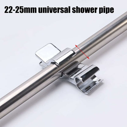 Shower Head Holder For Slide Bar, Universal 22-25Mm Rail Head Bracket Holder For Slide Bar Slider Clamp Bathroom - Image 4