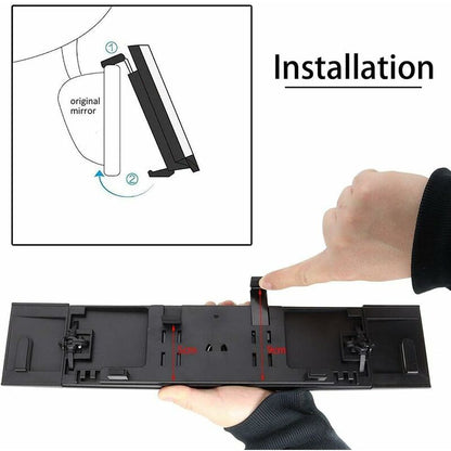 Rearview Mirror, Car Interior Rearview Mirror Wide Angle Car Interior Rearview Mirror Universal Foldable Detachable Car - Image 3