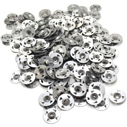 200 pcs 4-Prong Washers For Extruded Plasterboard, Thermal Insulation And Fixed Back Plate 28Mm