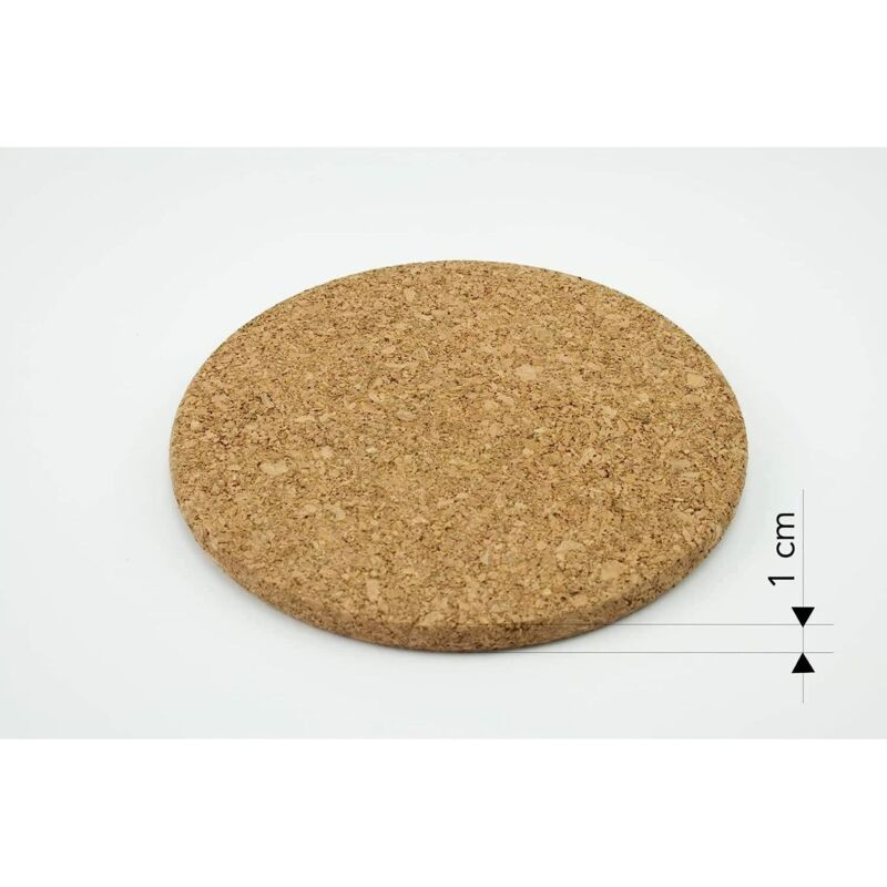 3 pcs Set Cork Trivets - 19 Cm Diameter - Image 3