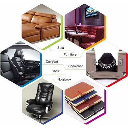 Leather Repair Patch, 1 ROll Self Adhesive Pu Leather Repair Patch First Aid Kit For Car Seat Sofa Furniture Jackets - Image 4