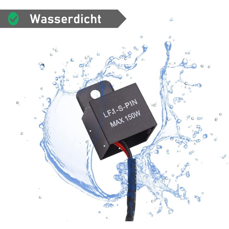 Motorcycle LED Flash Relay 12V 2 Pin Lf1-S-Pin Max 150W 12 Volt Center Light Car Relay - Image 3