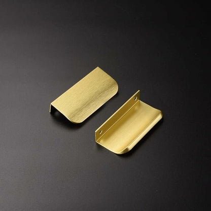 Invisible Gold Handle, 10 Pieces Gold Handle Gold Furniture Handle Invisible Furniture Handle Center Distance 64Mm - Image 3