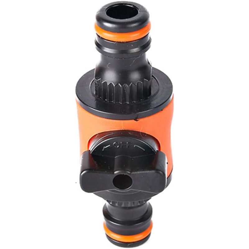 2 pcs Garden Hose Quick Connectors Gardening Fittings Quick Connectors For Water Hoses Double Nipple With Switch Valve - Image 2