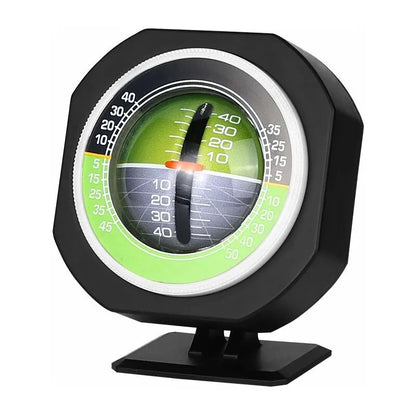 4X4 Inclinometer, Car Inclinometer, Outdoor Auto Mini Compact Compass Luminous LED Car Compass Angle Slope Meter