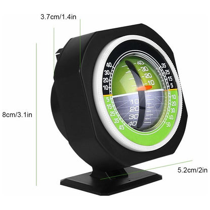 4X4 Inclinometer, Car Inclinometer, Outdoor Auto Mini Compact Compass Luminous LED Car Compass Angle Slope Meter - Image 4