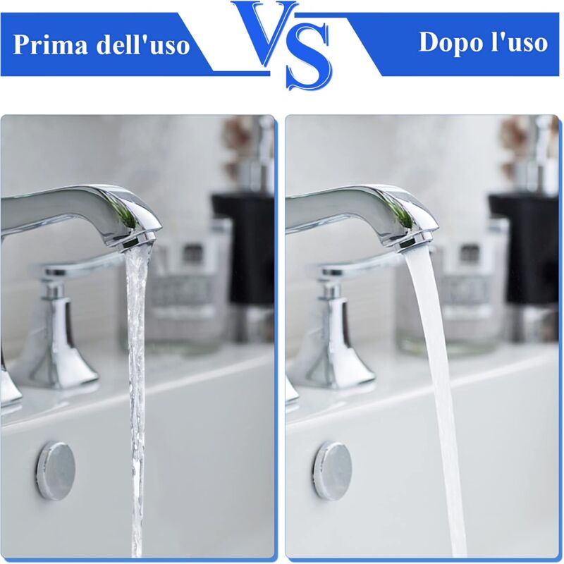 6 pcs, M18.5 Aerator, Kitchen Bathroom Nozzle, Plastic Sink Faucet Aerator For Water Saving With 2 Wrench, Blue - Image 3