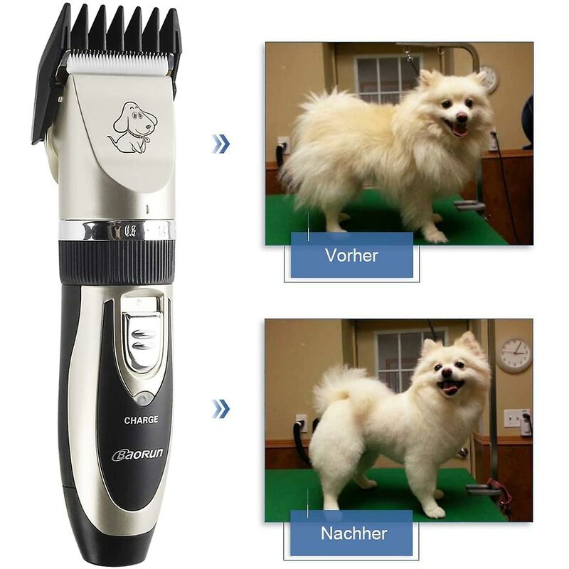 Professional Dog Cat Clipper Animal Clipper Professional Clipper For Dog And Cat Ceramic Blades Rechargeable Wire With - Image 3