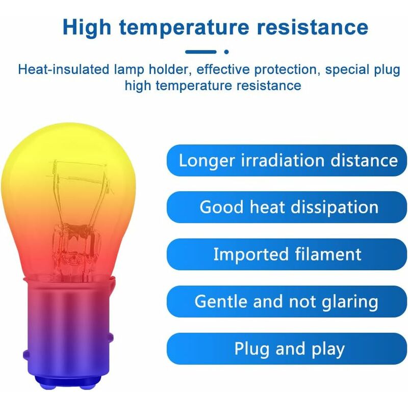 10 pcs S25 P21/5W Bay15D 1157 Bulb 12V 21W Original Tail Brake Light Bulb - Warm White - Image 4