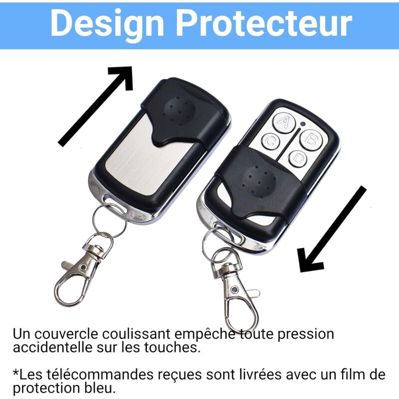 433.92 Mhz Gate Remote Control Universal Gate Remote Control Garage Door Remote Control 4 Channel Fixed Code Duplicator - Image 4