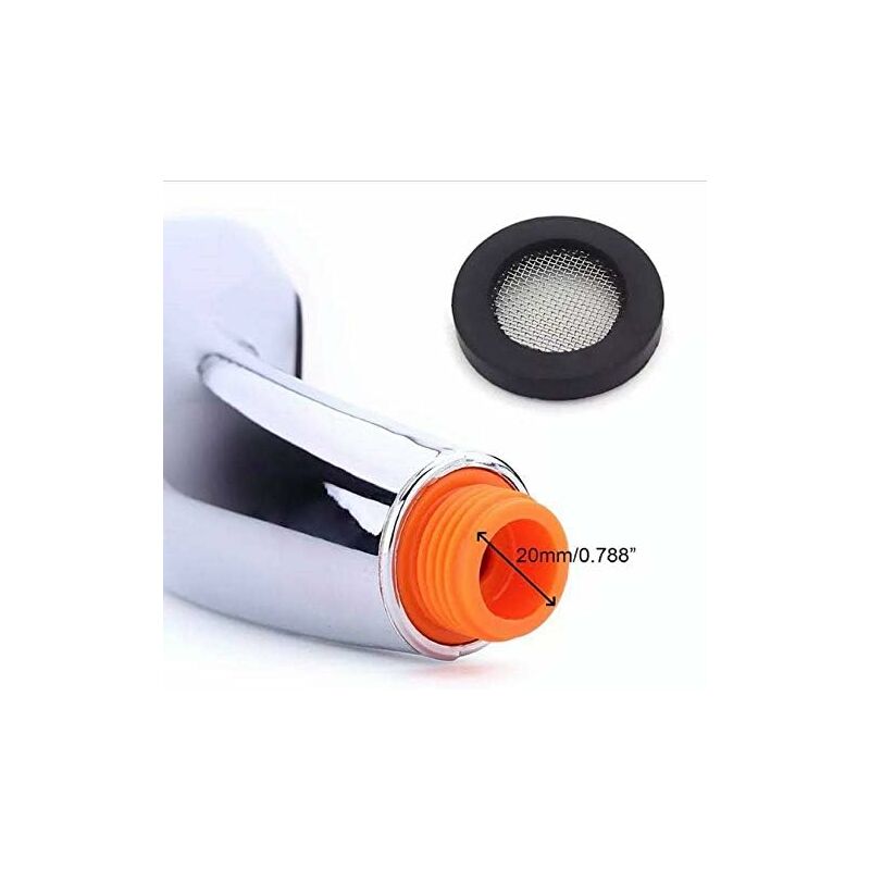 300 Holes Handheld Shower Head High Pressure Powerful Spray Booster For Bathroom - Water Saving Rain Shower Faucets - - Image 4