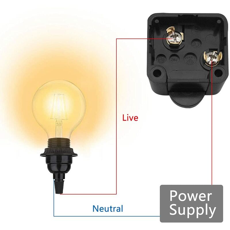 2 pcs Cabinet Door Switches Automatic Switch 1A 250V Closet Lamp Switches (Black) - Image 2