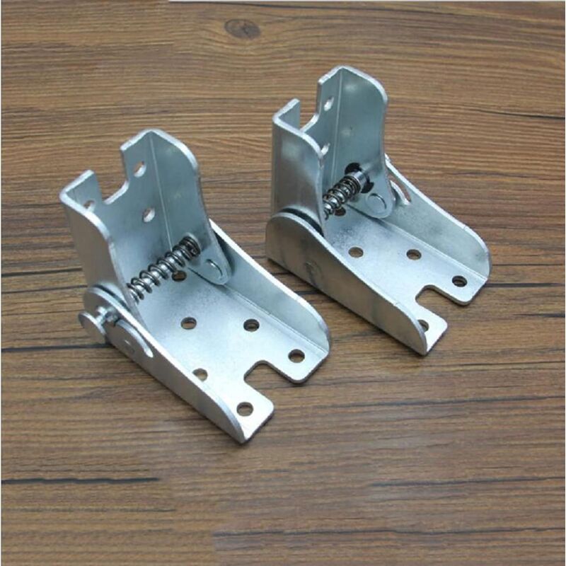 Self-Locking Folding Leg Bracket, Folding Worktop, Folding Kitchen Table (2 Silver) - Image 3