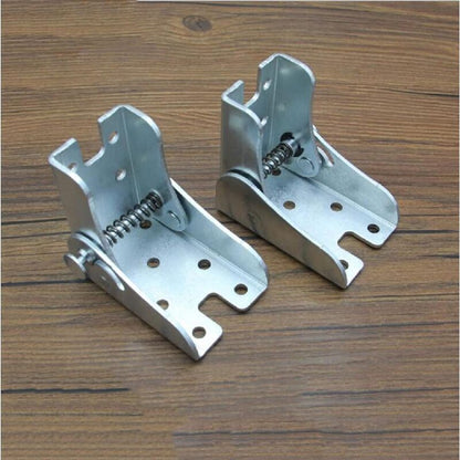 Self-Locking Folding Leg Bracket, Folding Worktop, Folding Kitchen Table (2 Silver) - Image 3