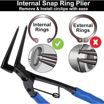 Circlip Pliers Cylinder Ring Pliers Remove Internal Rings Bending Pliers For Trucks, Cars, Motorcycles - Image 3