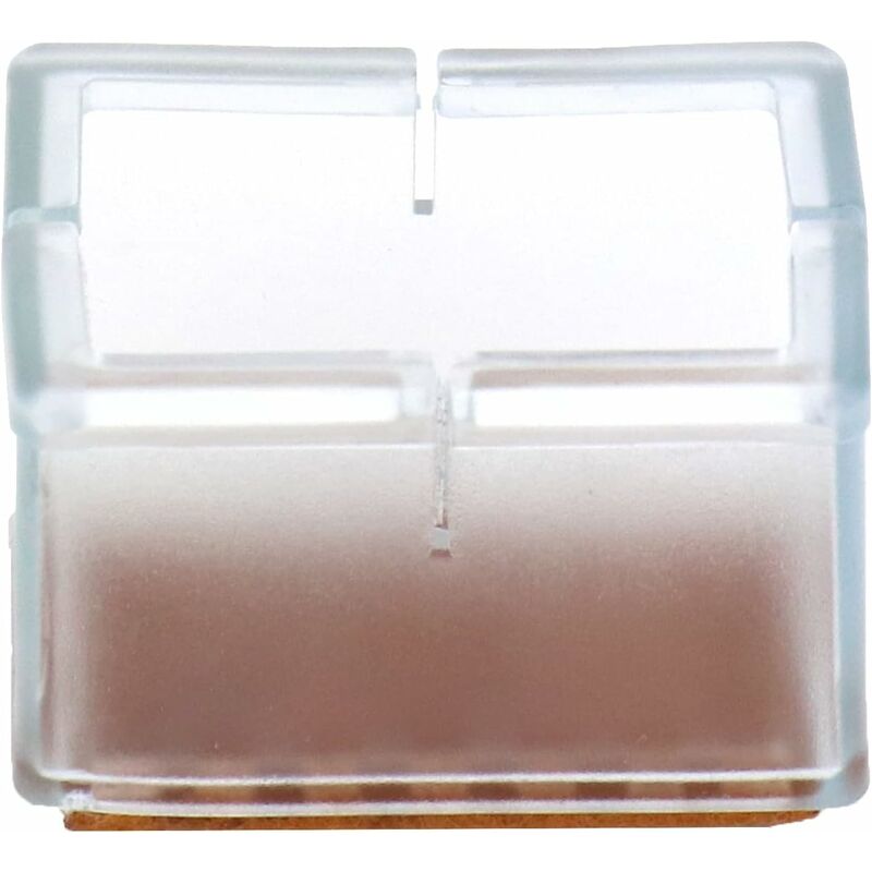 12 pcs Rectangle Silicone Chair Leg Protectors For Chair/Table/Sofa Legs Width 24-30Mm X Length 39-47Mm - Image 2
