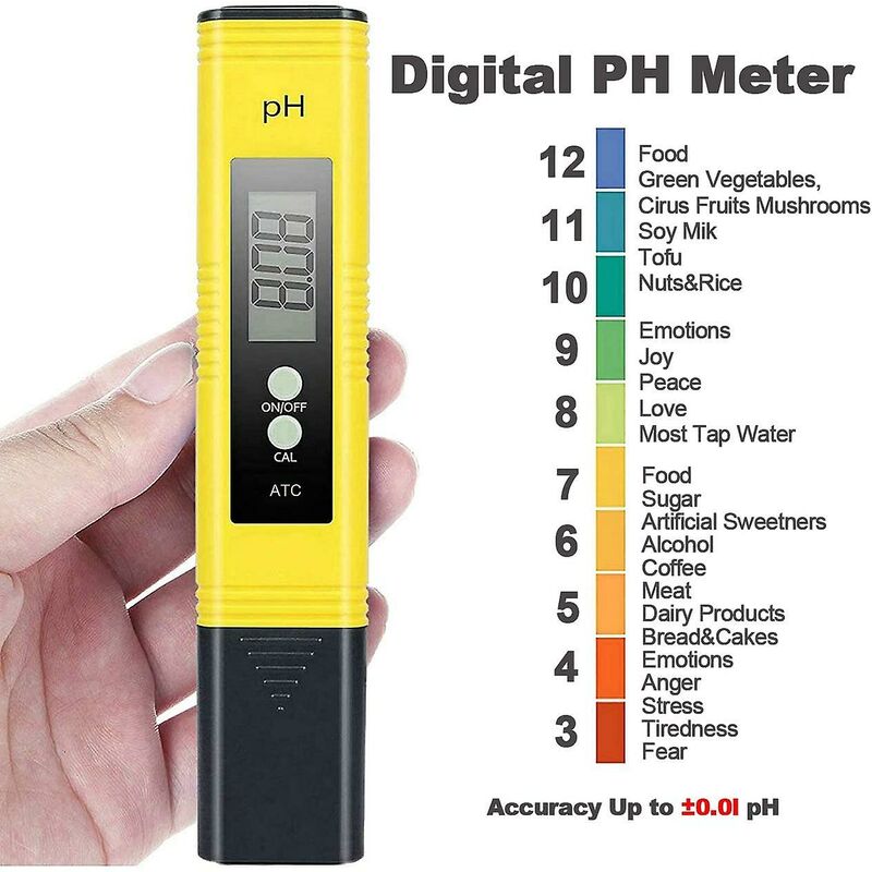 Ph Tester, Pool Ph Tester Measures Tds Ph Ec Temperature Water Quality Ph Tester For Drinking Water, Pool, Aquarium, - Image 2