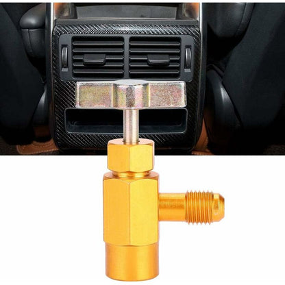 1/4" Sae Thread Adapter R-134A R-134 Ac Refrigerant Tap Can Dispenser Valve Tool 1/2" Acme Thread - Image 2