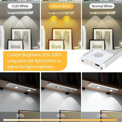 2 pcs Wireless LED Closet Lights, Dimmable Under Cabinet Lights, Motion Sensor, 3 Lighting Modes, Closet Light For - Image 4