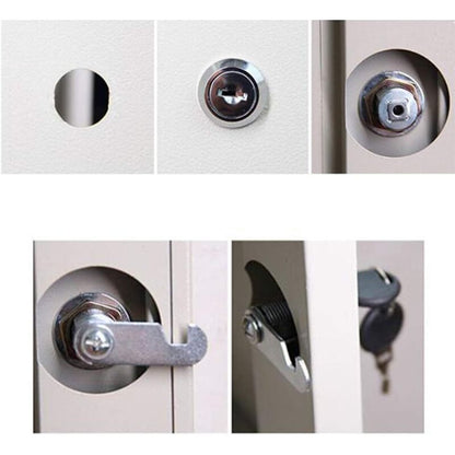Cam Lock Cylinder, 8 pcs Mailbox Lock With 16 Keys Cabinet Door Lock Cam Lock Barrel For Mailbox Drawer Cabinet - Image 2