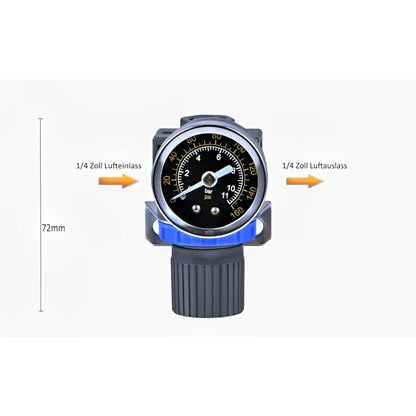 New Pressure Reducer For Compressed Air Compressor, Pressure Range (0-10 Bar), 1/4 Inch - Image 3