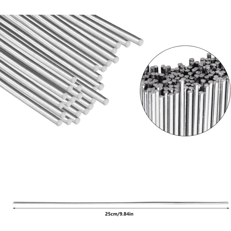 30 pcs 1.6 X 250Mm Soldering Tin ROds Low Temperature Solder Wire Aluminum Welding Solutions Solder Aluminum Welding - Image 2