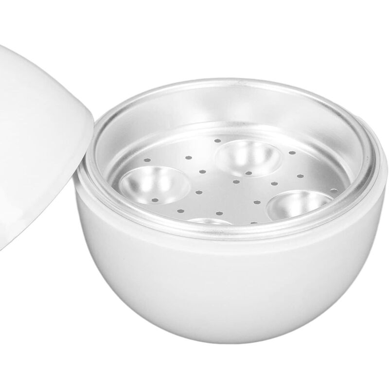 Egg Cooker With 4 Egg Capacity Microwave Hard Boiled Eggs Compact Design Pp Material Egg Steamer For Home Use - Image 2
