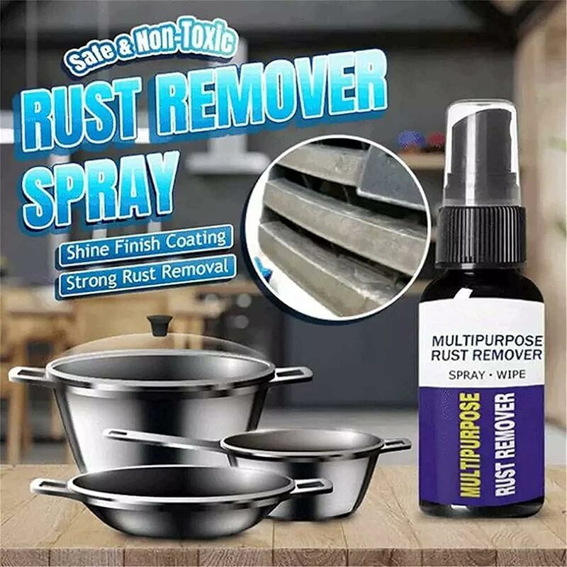 Multi-Purpose Rust Remover Spray For Care, Metal Cleaning, Car Repair, Home Cleaning And Kitchen (30Ml) - Image 3