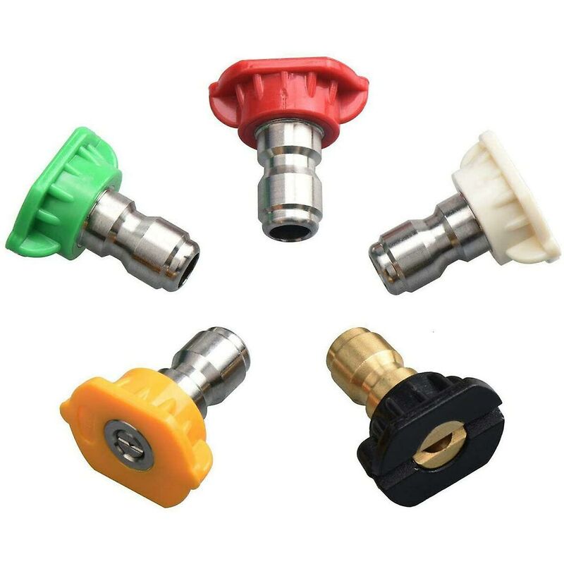 Pressure Washer Spray Nozzle Tips, 1/4 Degree Quick Connect, Multi-Degree Pressure Washer Parts - Image 2