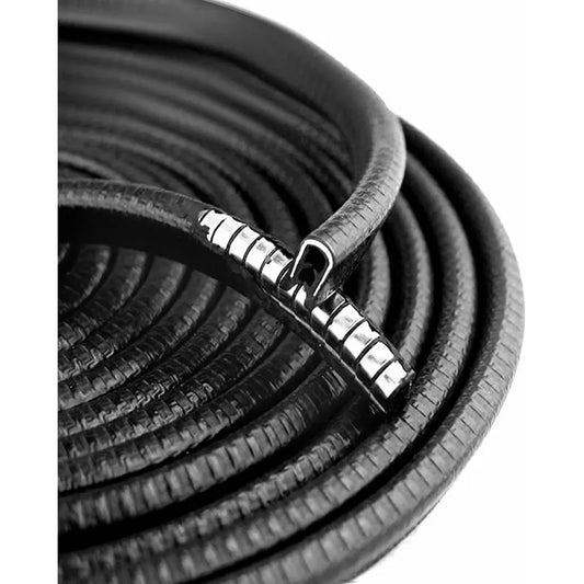 Car Door Edge Guards 4M Car Bumper Protector Rubber And Metal U Shape Door Edge Guard Strip Cars Boat - Image 2