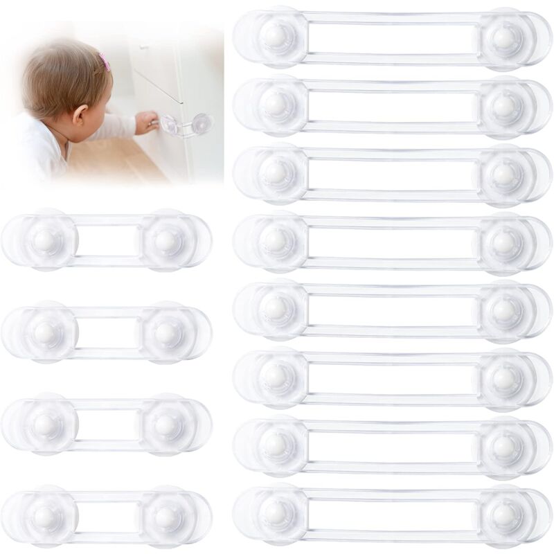 Baby Cupboard Lock, Baby Safety Window Cupboard Door Lock, Child Safety Locks For Drawers, Fridge, Home Security