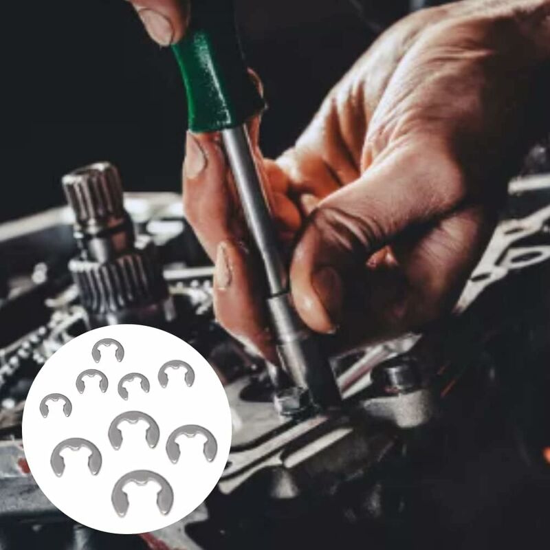 120 pcs 10 Different Sizes Stainless Steel Lock Washers With Box For Wave Groove Machine Automotive Application (Silver) - Image 4