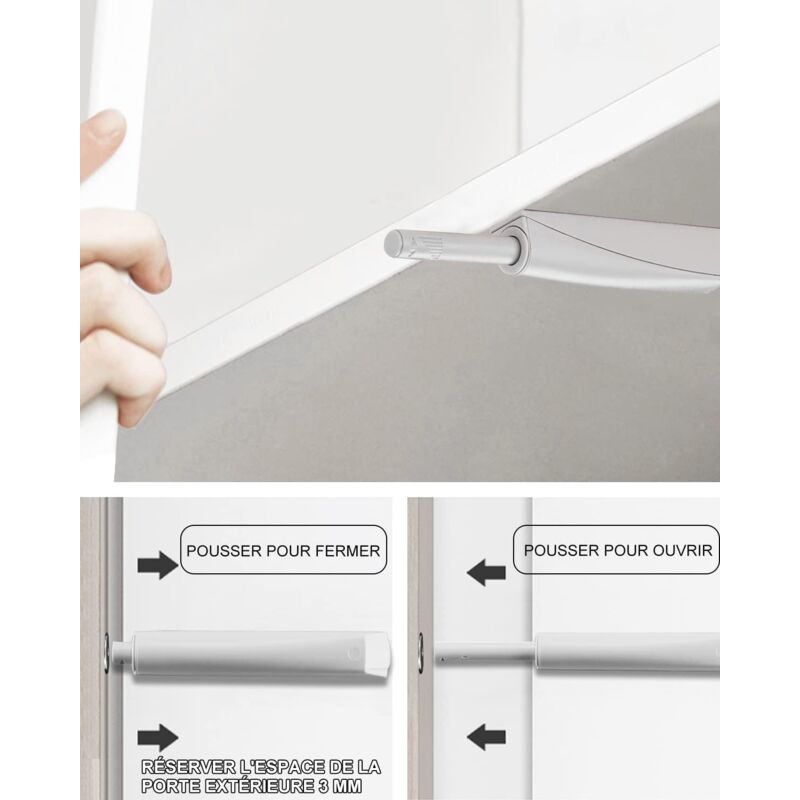 Push To Open DAmper Door Cupboard Jiayi 2 Pieces Magnetic Latch Push Open Push Cupboard Magnetic Closure For Cabinet - Image 4